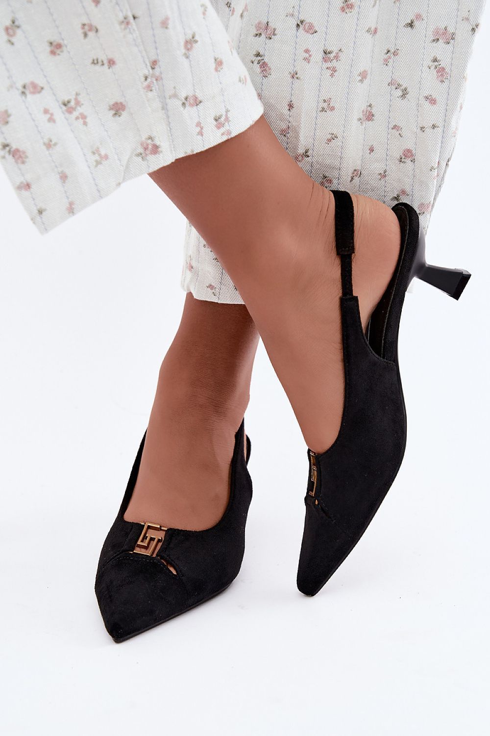 Escarpins talon large model 230719 Step in style