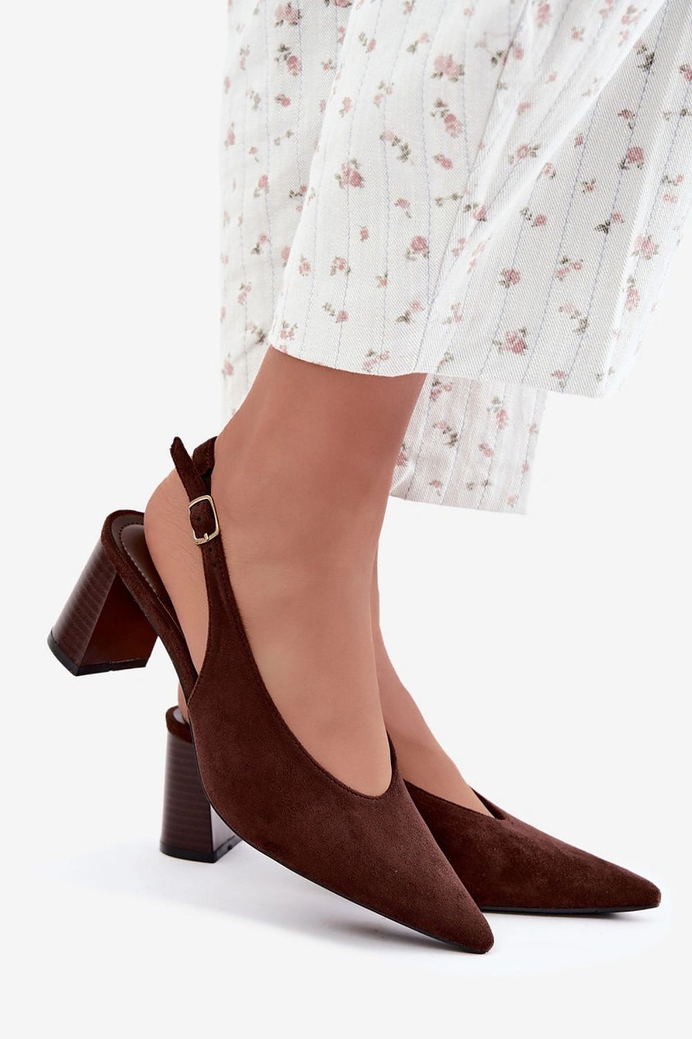 Escarpins talon large model 230728 Step in style