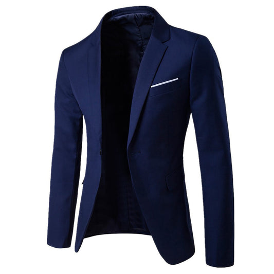 Blazer Bleu Marine Coupe Slim Homme