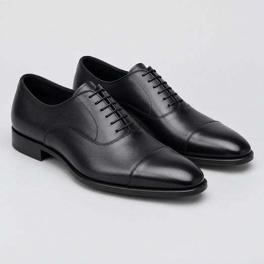 Chaussures Richelieu Noires en Cuir Homme